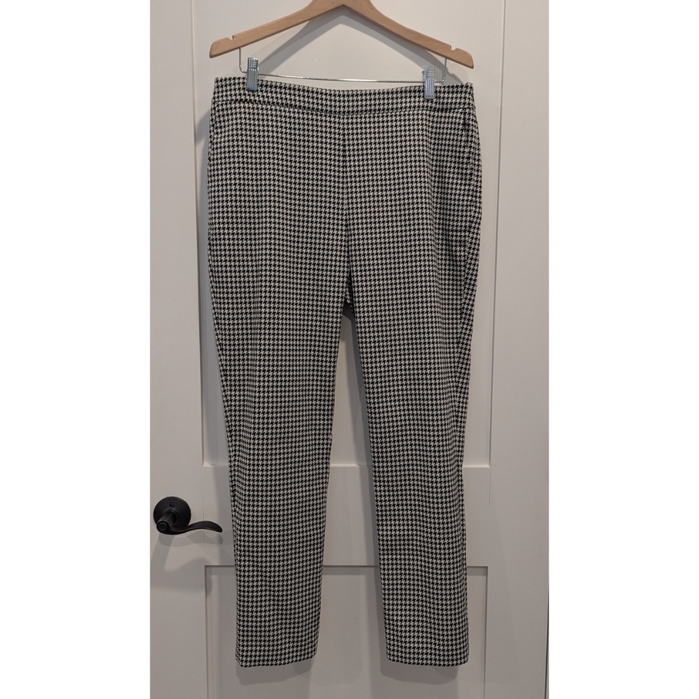 Sezane Clara Houndstooth Trousers - Picture 2 of 6